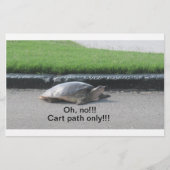 ゴルフ文房具 便箋 (正面)