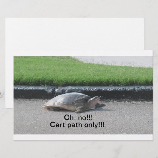 ゴルフ文房具 便箋 (正面/裏面)