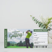 ゴルフ旅行ギフト証明書搭乗券 (スタンド正面)