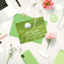 ゴルフ日付を保存Tでゴルフトーナメント 案内ポストカード