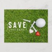 ゴルフ日付保存ゴルフトーナメント愛結婚の 案内ポストカード (正面)