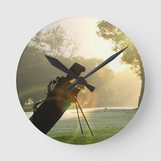 ゴルフ時計 ラウンド壁時計 (正面)