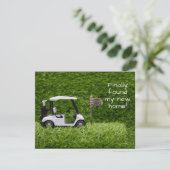 ゴルフ最後に我々は新しい家の引っ越し家を見つけた 案内状 (スタンド正面)