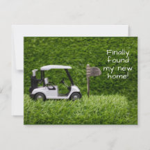 ゴルフ最後に我々は新しい家の引っ越し家を見つけた