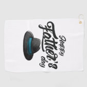 ゴルフ最高のタオルお父さんの日帰り愛 ゴルフタオル (横)