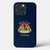 ゴルフ最高のパパバイパーカスタムレトロ誕生日ノベルティ Case-Mate iPhoneケース (裏面)