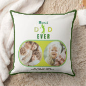 ゴルフ最高のパパEver Kids家族フォトファーザーデー クッション (ブランケット)