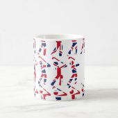 ゴルフ最高のファンMUMパーソナライズされた Ever Union Jack コーヒーマグカップ (中央)