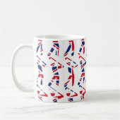 ゴルフ最高のファンMUMパーソナライズされた Ever Union Jack コーヒーマグカップ (左)