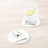 ゴルフ未亡人ブラックウィドウィドスパイダーティー コースター (側面)