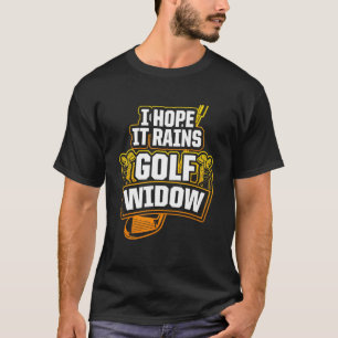 ゴルフ未亡人妻レインゴルファー Tシャツ
