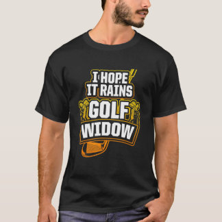 ゴルフ未亡人妻レインゴルファー Tシャツ