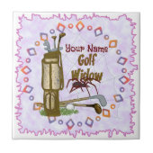 ゴルフ未亡人 タイル (正面)