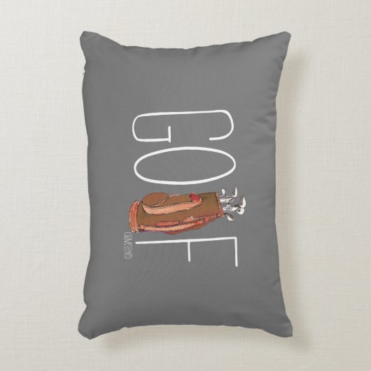 ゴルフ枕 アクセントクッション (正面(垂直))