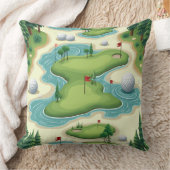 ゴルフ枕 クッション (ブランケット)