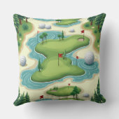 ゴルフ枕 クッション (裏面)