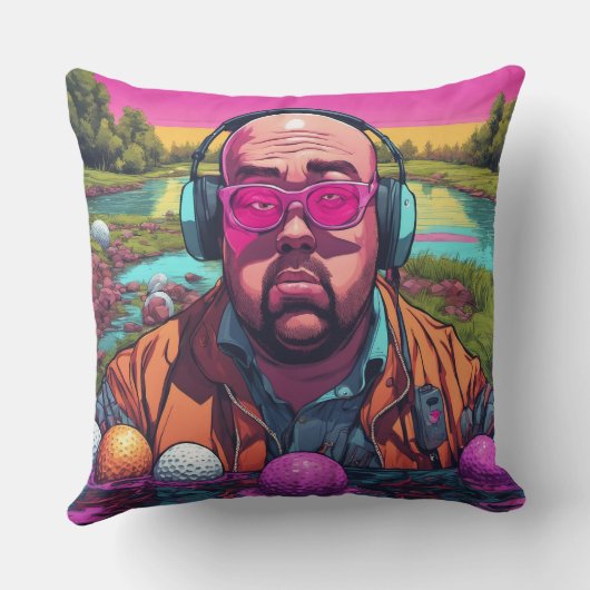 ゴルフ枕 クッション (裏面)