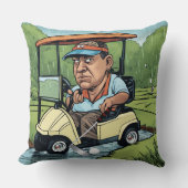 ゴルフ枕 クッション (正面)