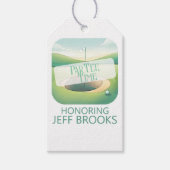 ゴルフ柄 ギフトタグ (正面)