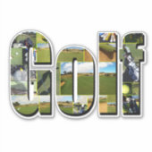 ゴルフ構図写真ロゴ シール (正面)