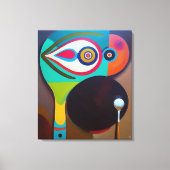 ゴルフ構図 – ラージ絵を描ズキャンバス印刷 キャンバスプリント (正面)