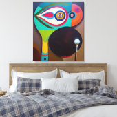 ゴルフ構図 – ラージ絵を描ズキャンバス印刷 キャンバスプリント (インサイチュ (寝室))