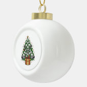 ゴルフ機器クリスマスツリークリスマスゴルフ セラミックボールオーナメント (右)