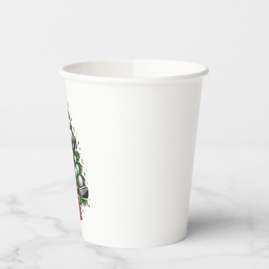 ゴルフ機器クリスマスツリークリスマスゴルフ 紙コップ (左)