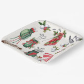 ゴルフ機器クリスマスデコレーションゴルファーパーティー ペーパープレート (傾斜あり)