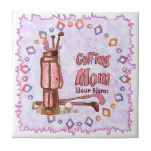 ゴルフ母 タイル (正面)