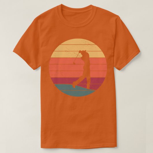 ゴルフ気にに行けなかったよ Tシャツ (デザイン正面)