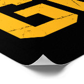 ゴルフ泣き叫びなし ポスター (角)