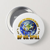 ゴルフ海岸の石油流出 缶バッジ (正面&裏面)