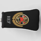 ゴルフ消防局モノグラム ゴルフヘッドカバー (正面)