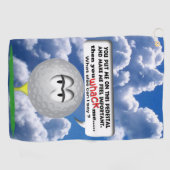 ゴルフ漫画 ゴルフタオル (横)