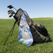 ゴルフ漫画 ゴルフタオル (グリーン)