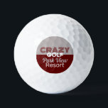 ゴルフ熱狂するスローガン、ミニゴルフコース ゴルフボール<br><div class="desc">ゴルフ熱狂するのスローガン、ミニゴルフコースゴルフボールは名刺ストアで。</div>