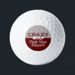 ゴルフ熱狂するスローガン、ミニゴルフコース ゴルフボール<br><div class="desc">ゴルフ熱狂するのスローガン、ミニゴルフコースゴルフボールは名刺ストアで。</div>