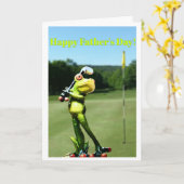 ゴルフ父の日カード カード (黄色い花)