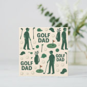 ゴルフ物用パパ付きゴルフ父親 シーズンカード (スタンド正面)