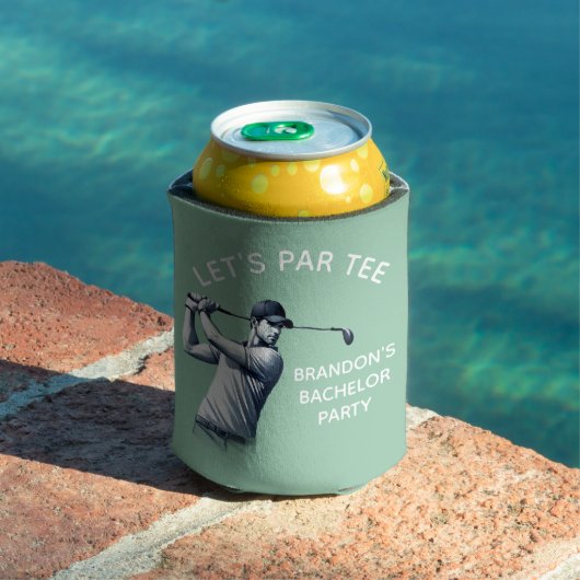 ゴルフ独身パーティー エレガント グリーン 缶クーラー (インサイチュ プール)