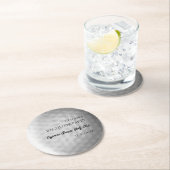 ゴルフ独身パーティー - ゴルフ旅行 クラシック スタイリッシュ ラウンドペーパーコースター (インサイチュ)