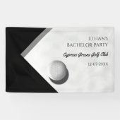 ゴルフ独身パーティー - ゴルフ旅行 クラシック スタイリッシュ 横断幕 (横)