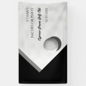 ゴルフ独身パーティー - ゴルフ旅行 クラシック スタイリッシュ 横断幕 (縦)