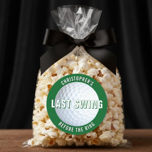 ゴルフ独身最後のスイング 結婚前の最後のゴルフ ラウンドシール