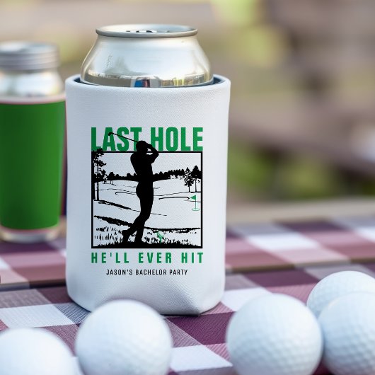 ゴルフ独身最後のホール面白い最後のショット 缶クーラー