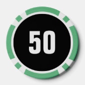 ゴルフ独身最後のホール ポーカーチップ (裏面)