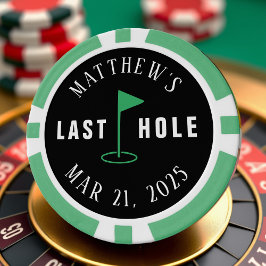 ゴルフ独身最後のホール ポーカーチップ