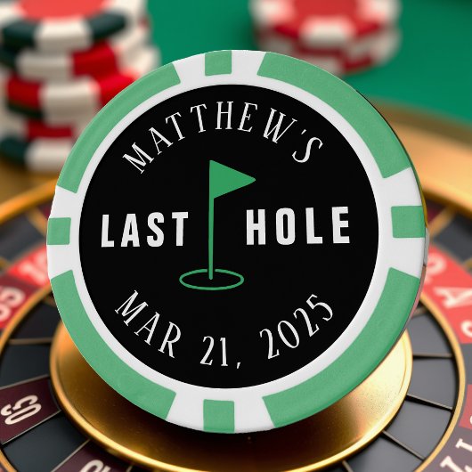 ゴルフ独身最後のホール ポーカーチップ