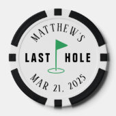 ゴルフ独身最後のホール ポーカーチップ (正面)